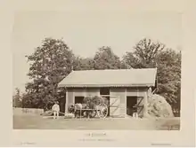 Ferme de la Faisanderie, Bois de Vincennes, Paddock 1866