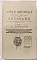 Page de titre de Notice Historique sur la commune de Cousolre (1877).