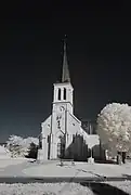 Église Saint-Antoine en infrarouge