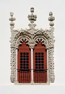 Fenêtre du palais royal de Sintra.