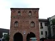 Palais de la Credenza à Ivrée, Piémont, Italie, XIVe siècle