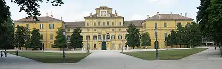 Le palazzo ducale del Giardino, réalisation des Farnèse.