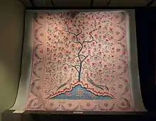 Palempore aux magnolias, premier quart du XVIIIe siècle (Musée de la Compagnie des Indes)