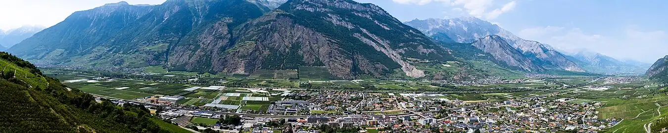 Vue depuis le sommet de la tour.