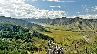 Panorama depuis le col au nord.