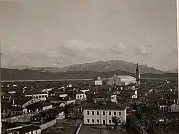 Panorama de Scutari, surplombé par la cathédrale (1916)