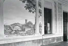 Fresques dans la villa.