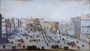 Parade militaire à Naples, musée des Beaux-Arts de Chartres.