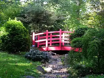 Le jardin japonais, aménagé en 1996