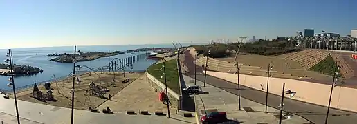 Vue générale du parc.