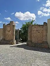 L'entrée du parc archéologique.