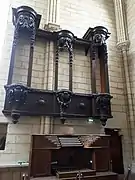 Ancien positif Clicquot et ancienne console Cavaillé-Coll