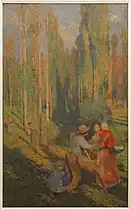 La Famille, salle des mariages de la mairie du 10e arrondissement de Paris.