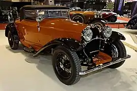 Bugatti Type 46 cabriolet De Villars de 1929.