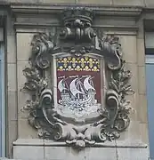 Le blason de la ville de Paris.