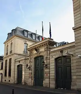 Vue de la mission diplomatique