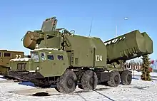 Véhicule porteur du 4K51 Rubezh.