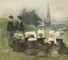 Étude pour Les Bretonnes au pardon (v. 1887), National Gallery of Art, Washington.