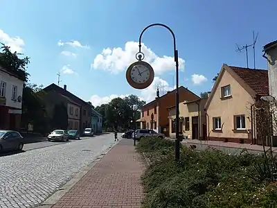 Paskov : place centrale.