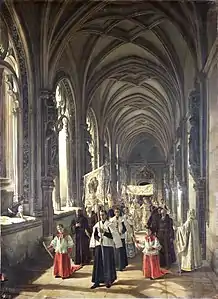 Étape pour une procession pour le cloître de San Juan de los Reyes de Toledo, 1892 (Musée du Prado)