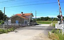 Passage à niveau n° 116 à Saint-Laurent-de-Neste.