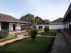 Patio de la Casa de la Convención, en Colombie.