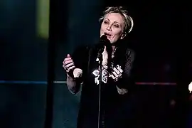 Patricia Kaas à Moscou (2009).