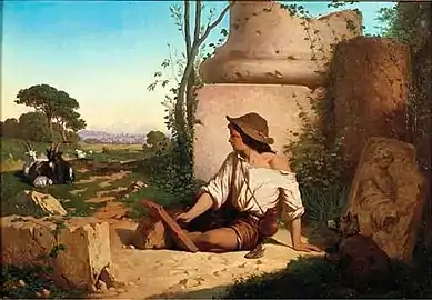 Repos dans les ruines