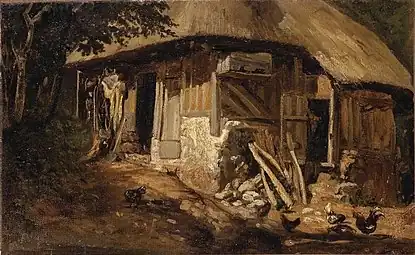 Chaumière normande (vers 1850)Paris, musée du Louvre.