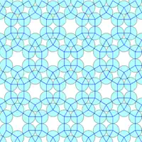 Pavage petit rhombitrihexagonal.