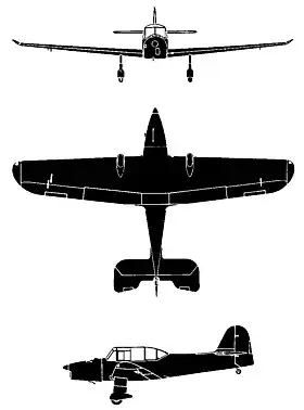 vue en plan de l’avion