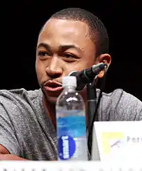 Percy Daggs III, l'interprète du personnage, ici au Comic-Con en 2013