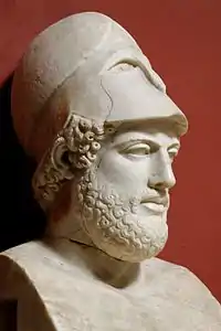 Hermès de Périclès, copie romaine de la statue de Crésilas, musée Pio-Clementino (Inv. 269).