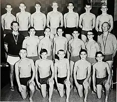 Perry Johnson in a yearbook photo.