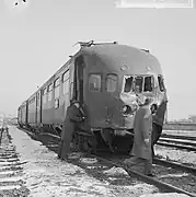 Fin de parcours pour la 212 accidentée (1965).