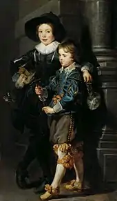 Rubens, Portrait de ses fils Albert et Nicolas.