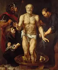 Pierre Paul Rubens, La Mort de Sénèque, 1612, Alte Pinakothek, Munich.