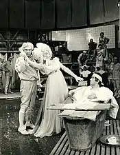 En 1966 avec le SNG Drama Ljubljana dans Marat-Sade de Peter Weiss