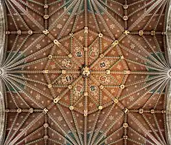 Le plafond de la cathédrale.