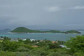 Petit-Saint-Vincent vue depuis Petite Martinique.