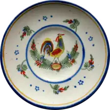 Petite assiette, fin du XIXe siècle