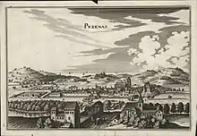 Pézenas (vers 1650).