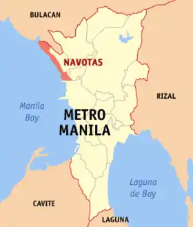 Localisation de Navotas