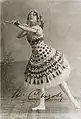 Julia Sedova dans La Fille du pharaon chorégraphié par Marius Petipa, 1905.