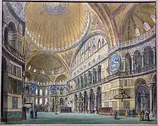 Basilique Sainte-Sophie, aquarelle, 1893 (collection particulière)