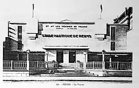 La piscine en 1931.