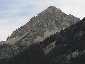 Pic de Bastan, depuis le lac de l'Oule.