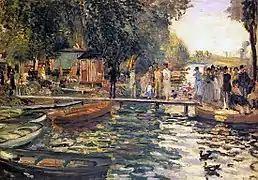 La Grenouillère, 1869, musée Oskar Reinhart « Am Römerholz ».