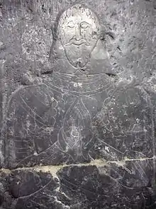 détail du gisant de Jean Rasoir