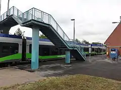 Un train TER Picardie à quai.